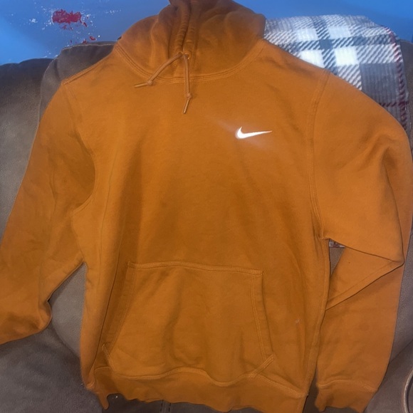 Nike Men Pull-Over Hoodie Brown size small - Picture 6 of 6